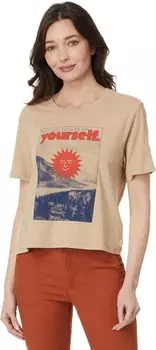 Пуловер Toad&Co Boundless Jersey Short Sleeve Crew, цвет Chai