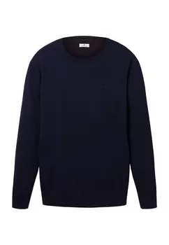 Пуловер Tom Tailor 'Basic', темно синий