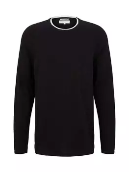 Пуловер Tom Tailor, черный