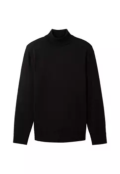 Пуловер Tom Tailor, черный