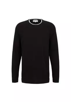 Пуловер Tom Tailor, черный