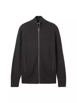 Пуловер Tom Tailor, цвет black grey melange