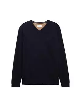 Пуловер Tom Tailor, цвет knitted navy melange