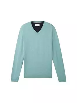 Пуловер Tom Tailor, цвет soft mint melange