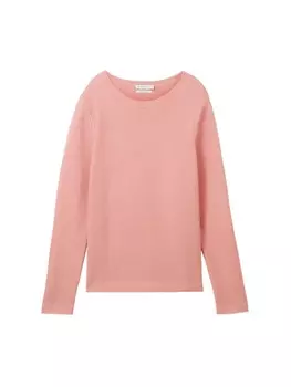 Пуловер Tom Tailor, розовый