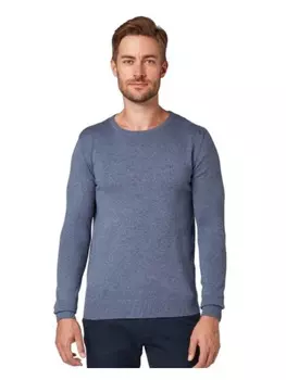 Пуловер Tom Tailor, синий