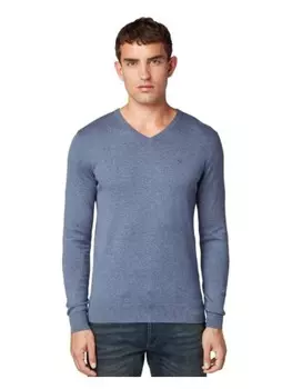 Пуловер Tom Tailor, синий