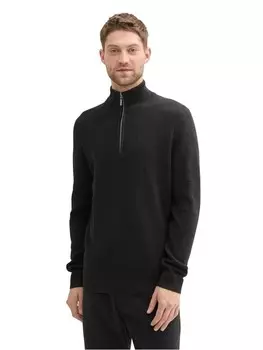 Пуловер Tom Tailor STRUCTURED KNIT TROYER, серый