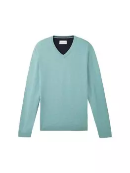 Пуловер Tom Tailor, зеленый