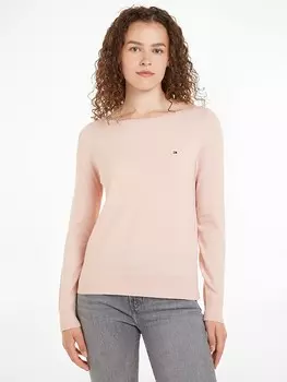 Пуловер Tommy Hilfiger, розовый