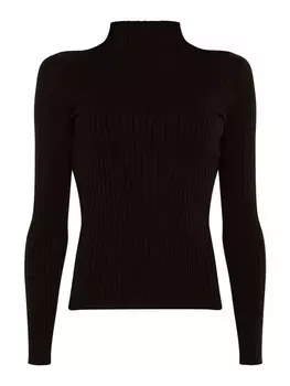 Пуловер TOOCHE Langarm Pulli Gerippt, черный