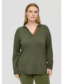 Пуловер TRIANGLE, оливковый