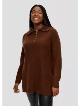 Пуловер TRIANGLE Strick langarm, коричневый
