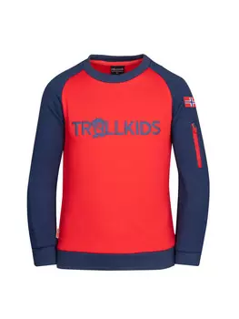 Пуловер Trollkids Sandefjord, цвет bright red