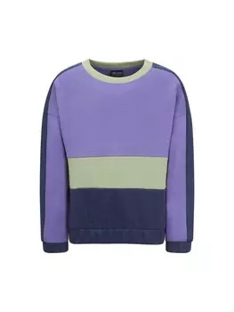 Пуловер Trollkids Sweatshirt Verdal, цвет violet blue