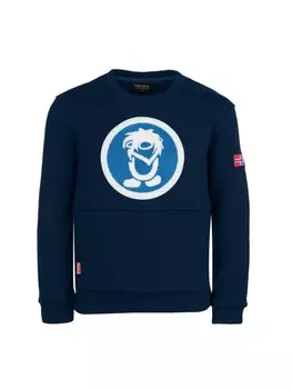 Пуловер Trollkids Trolltunga, темно-синий