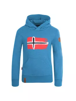 Пуловер Trollkids Trondheim, цвет navy/blue