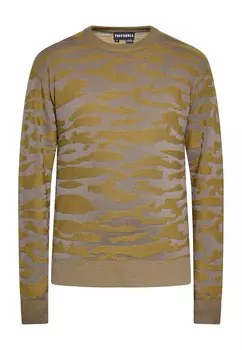 Пуловер TUFFSKULL, цвет KHAKI GRAU MELANGE