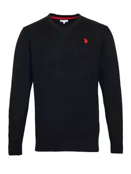 Пуловер U.S. Polo Assn., черный