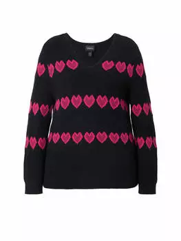 Пуловер Ulla Popken, черный