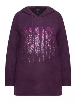 Пуловер Ulla Popken, фиолетовый