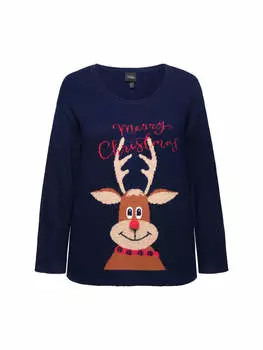 Пуловер Ulla Popken, морской