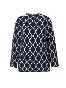 Пуловер Ulla Popken Pullover, цвет dunkles marine