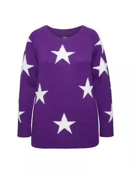 Пуловер Ulla Popken Pullover, цвет dunkles violett