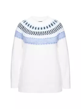 Пуловер Ulla Popken Pullover, цвет schneewei