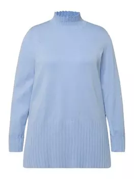 Пуловер Ulla Popken Pullover, светло-синий