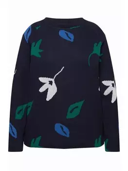 Пуловер Ulla Popken, синий