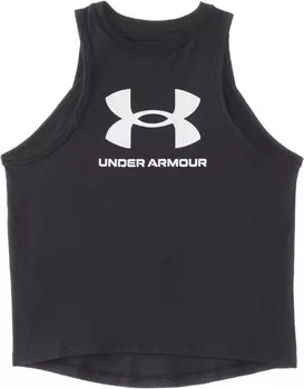 Пуловер Under Armour Sportstyle Logo Tank Top, черный/белый