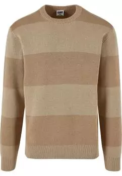 Пуловер Urban Classics Gestrickter Rundhalsausschnitt, цвет warmsand/wetsand