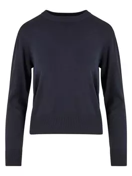 Пуловер Urban Classics Gestrickter Rundhalsausschnitt, темно-синий