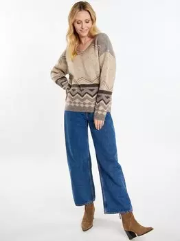 Пуловер Usha, бежевый