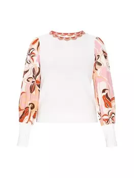 Пуловер usha FESTIVAL Sweater, белый