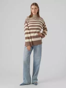 Пуловер Vero Moda, цвет hellbraun/creme