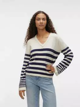 Пуловер Vero Moda, цвет wei/schwarz
