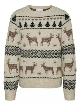 Пуловер Vero Moda Girl Pullover, бежевый