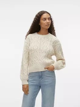 Пуловер Vero Moda, кремовый