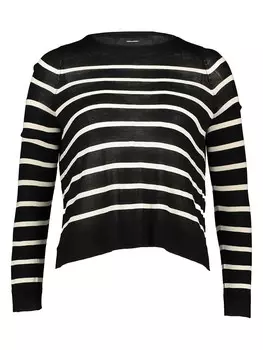 Пуловер Vero Moda Nova, цвет creme/schwarz