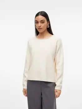 Пуловер Vero Moda Pullover Gold, кремовый