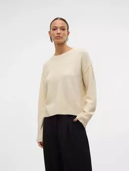 Пуловер Vero Moda Pullover, кремовый