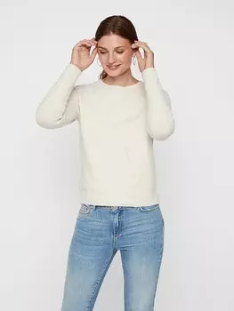 Пуловер Vero Moda Pullover, кремовый