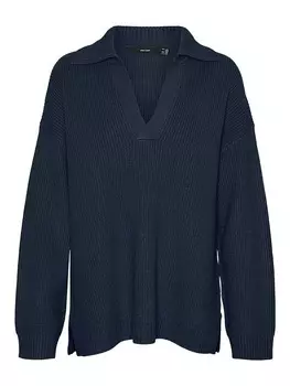 Пуловер Vero Moda Pullover Luna, темно-синий