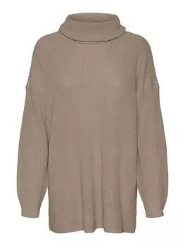 Пуловер Vero Moda Rollkragenpullover, бежевый