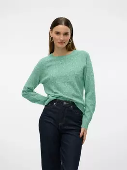 Пуловер Vero Moda Strick Pullover Meliert Basic Langarm VMDOFFY, светло-зеленый