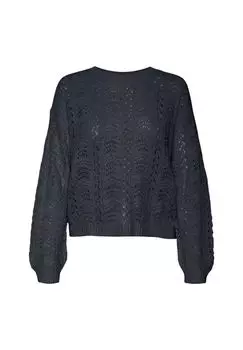 Пуловер VERO MODA, темно-синий
