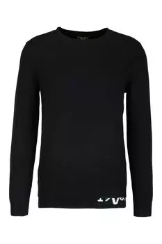 Пуловер Versace Rundhals Wj8144, черный