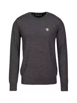 Пуловер Versace, серый